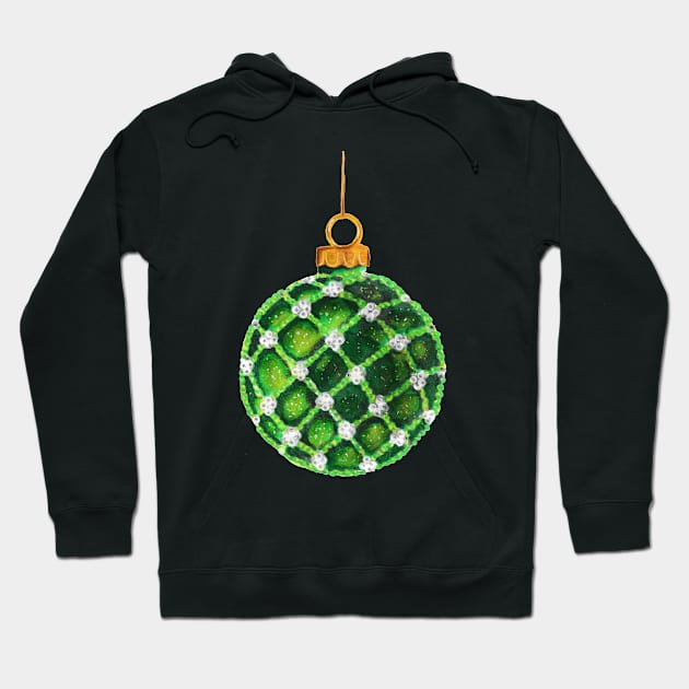 Christmas Ball Ornament Hoodie by Svetlana Pelin